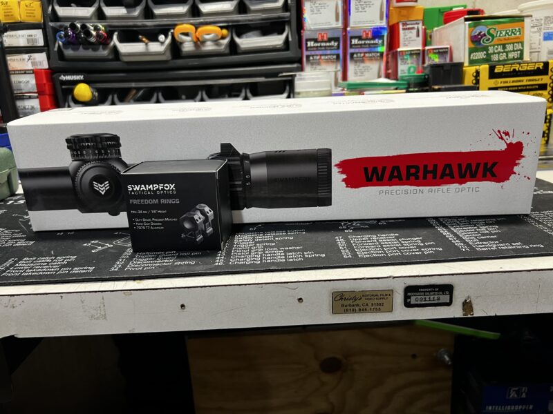 Swampfox Optics WARHAWK FFP PRECISION RIFLE SCOPE