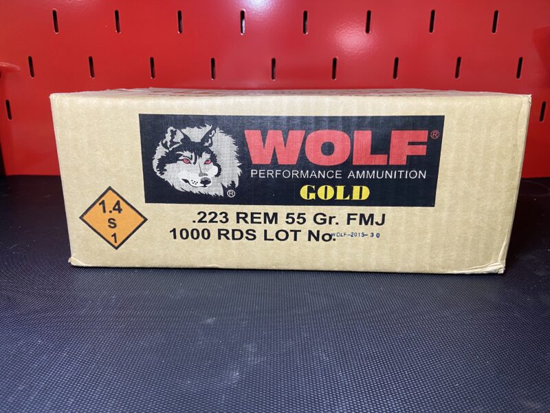 Wolf Gold 223 .45 cents per round! 450.00 No tax and no shipping charges.