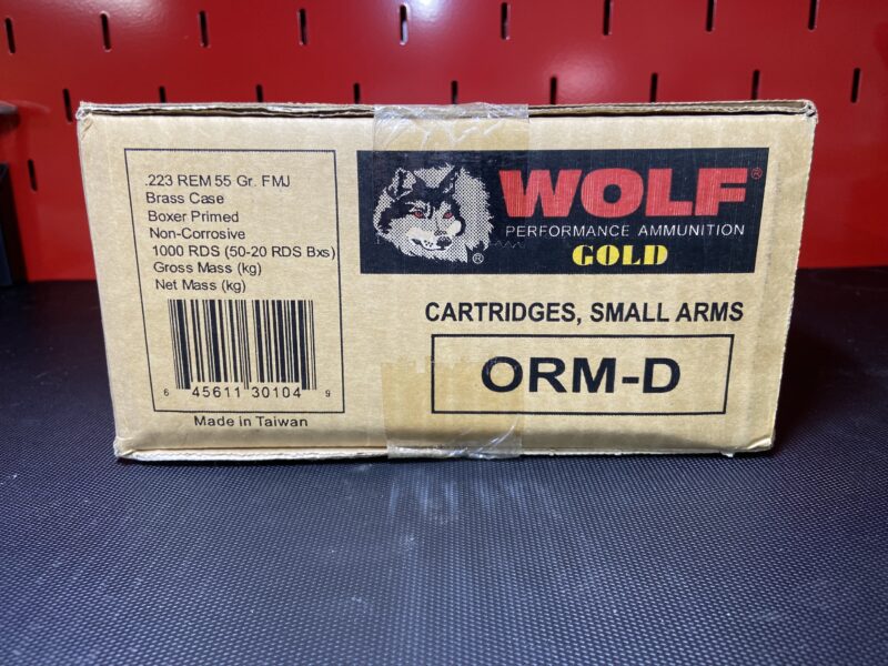 Wolf Gold 223 .45 cents per round! 450.00 No tax and no shipping charges.