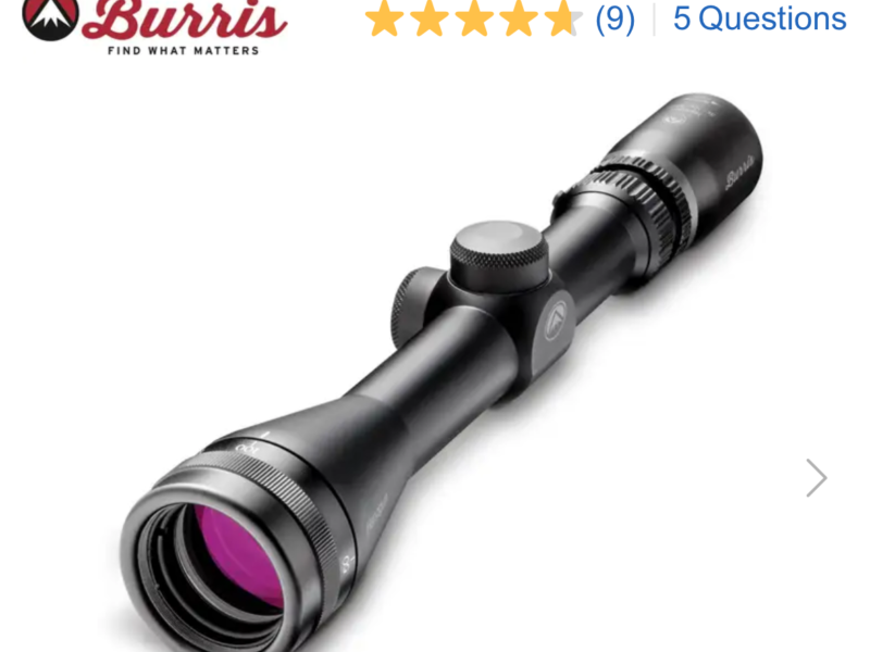 Burris 3-12-32 mm pistol scope