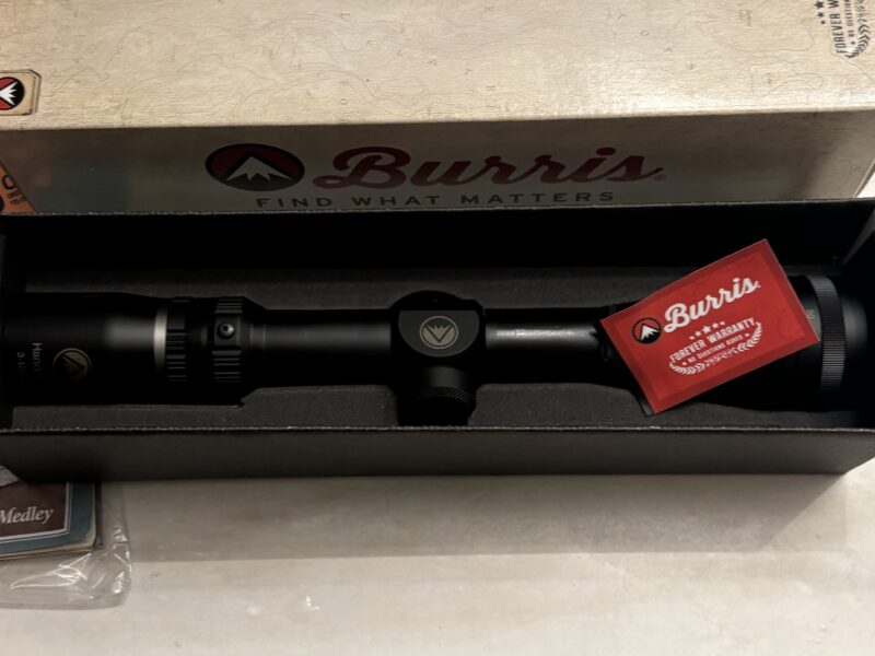 Burris handgun scope 3/12/32mm