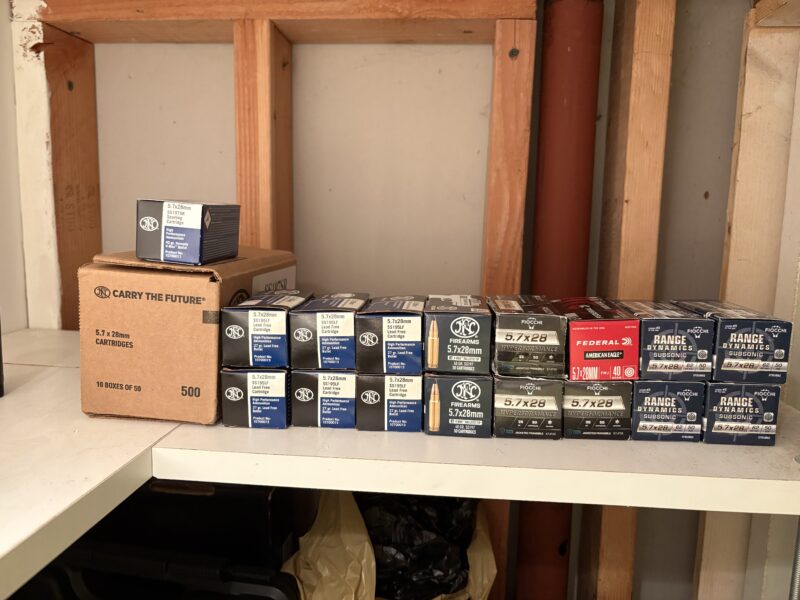 1300 rounds 5.7x28 Ammo