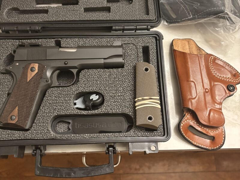 TISAS 1911 Tank Commander with trijicon match sites and Honed trigger job plus accessories