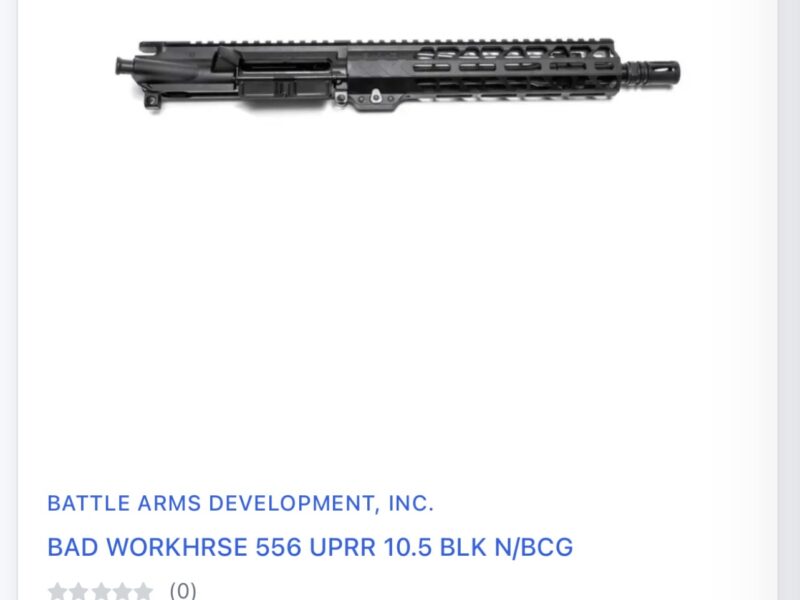 Ar15 completed upper 10.5”
