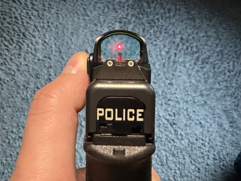 Glock 22 Gen 4 Police Trade in with Vortex Red Dot