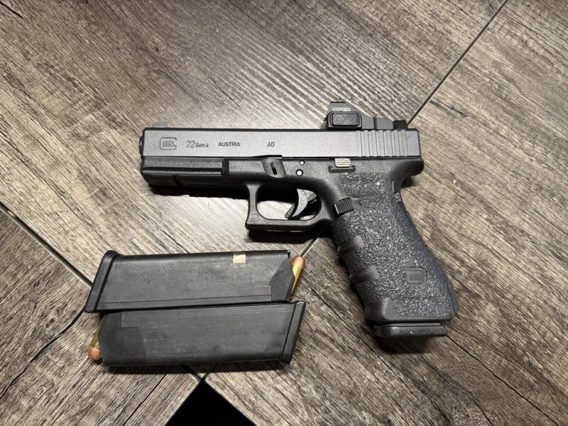 Glock 22 Gen 4 Police Trade in with Vortex Red Dot