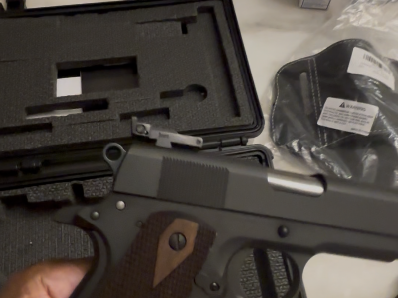 TISAS 1911 45 ACP Commander With Trijicon Match Sites
