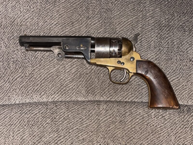 Arms of America 44 caliber Navy Colt Repro Black powder pistol