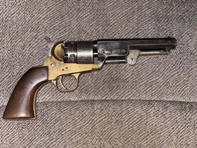 Arms of America 44 caliber Navy Colt Repro Black powder pistol