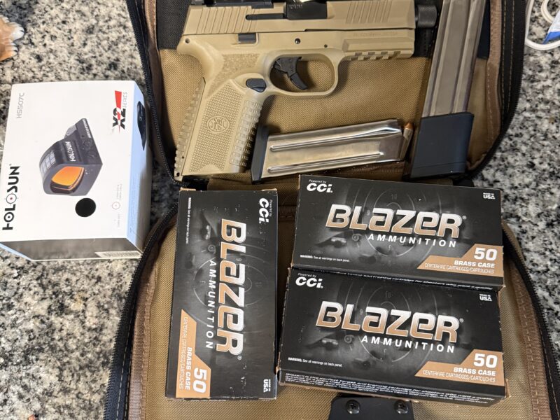 FN 510 Tactical 10mm with holosun HS507C