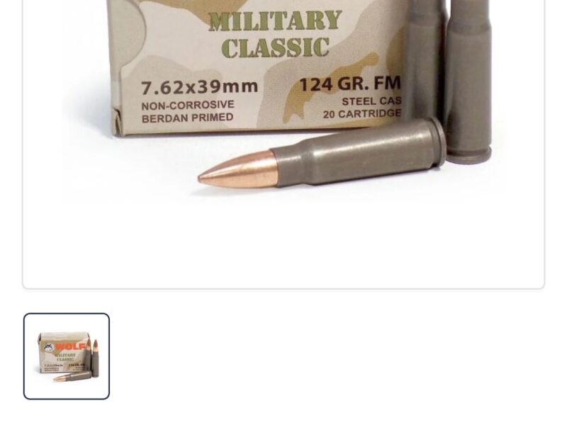 7.62x39 hp for sale 124 and 123 grain.