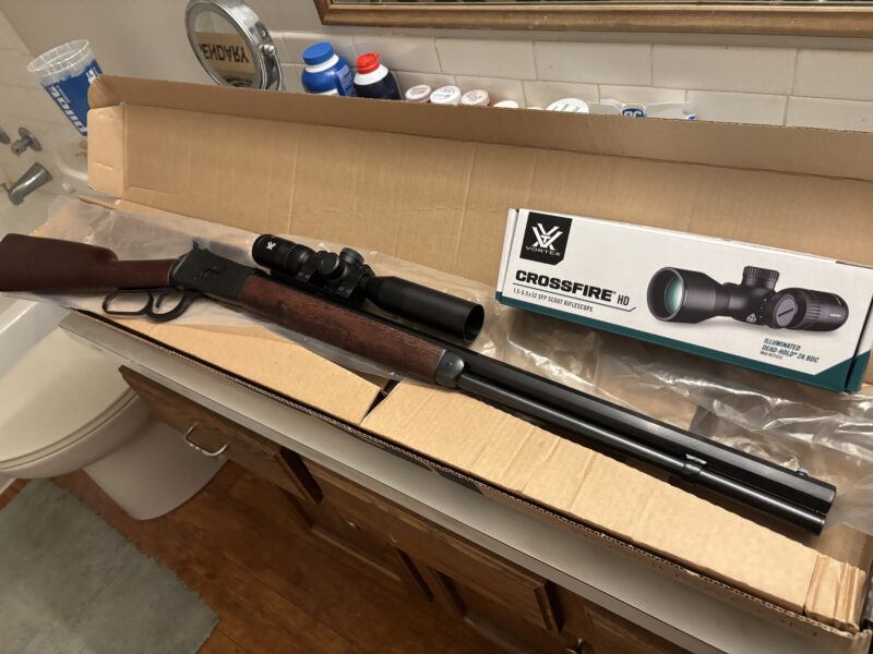 Everything is brand new Rossi 24 in barrel 44 magnum plus new scout scope