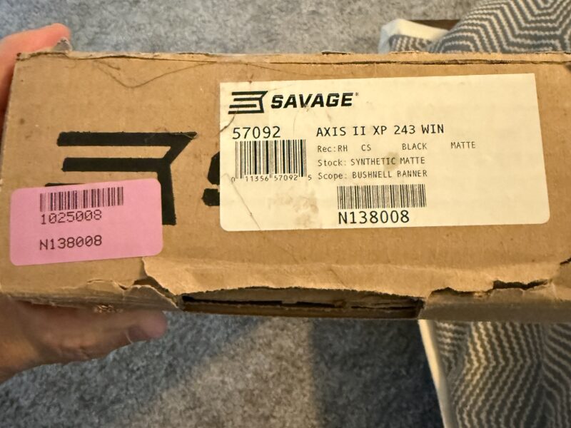Savage Axis II XP 243 win