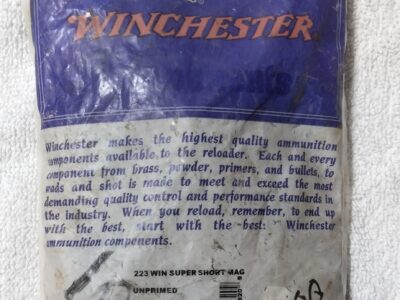 FS: Hard-to-Find Winchester .223 WSSM Brass Lot – 84 Pcs Total (50 New / 34 Once-Fired)