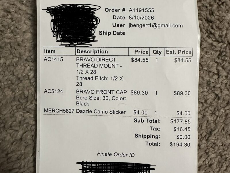 Silencer Co Bravo Parts
