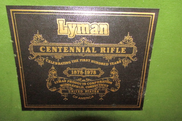 Ruger/Lyman - CENTENNIAL RIFLE