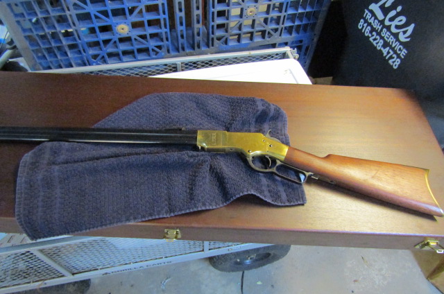 Navy Arms /Henry Patent UPRR Commemorative 44 RF
