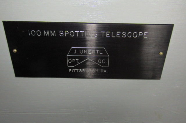 Unertl 100MM Model M-750 Spotting Scope
