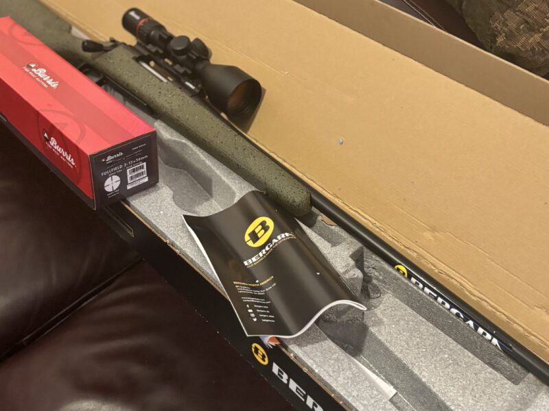 Mint condition 270 Bergara B 14 rifle with Burris scope