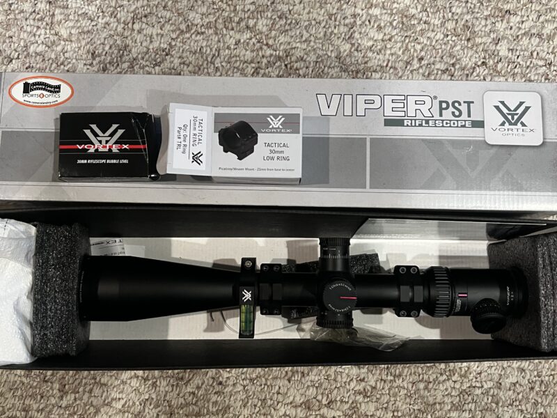 Vortex Viper PST 6-24 target