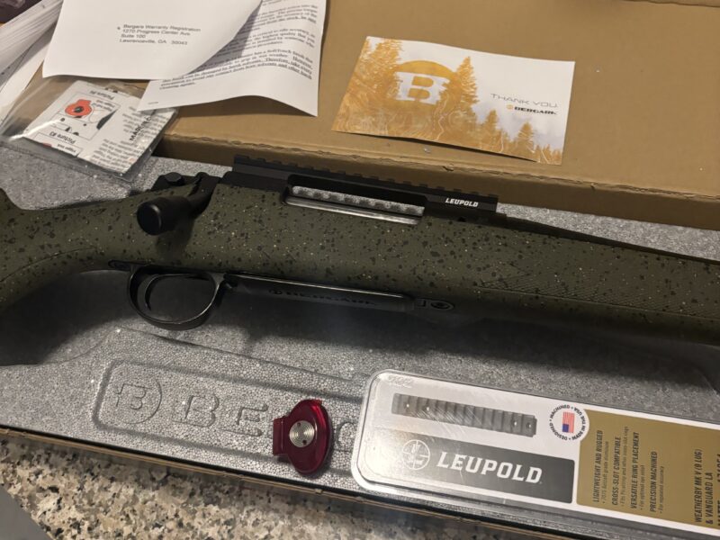 Mint Condition Bergara B14 270 caliber rifle with Leopold Rail and Ammunition 775