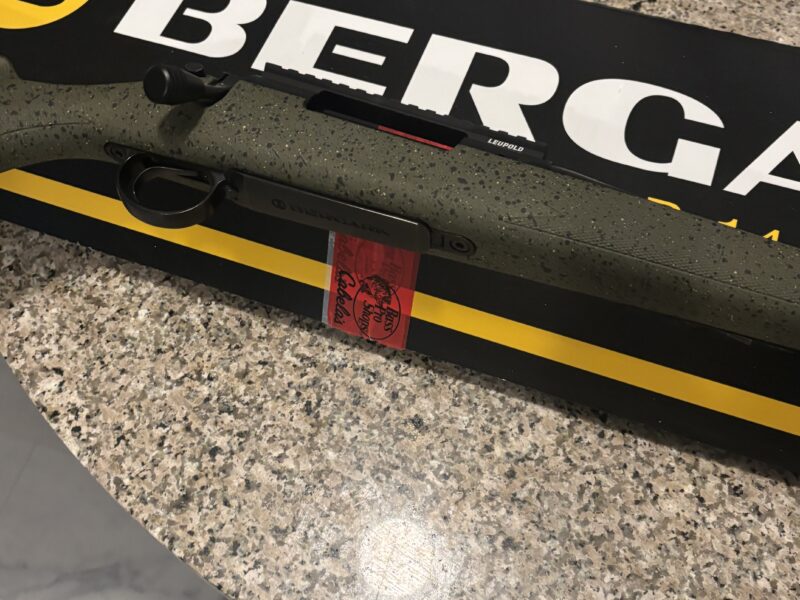 Mint Condition Bergara B14 270 caliber rifle with Leopold Rail and Ammunition 775