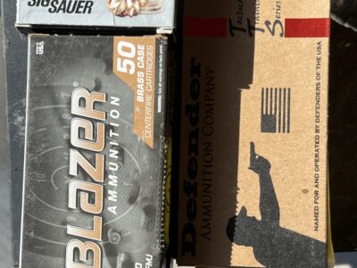 45 cal. Blazer & Defender ( 300rds )